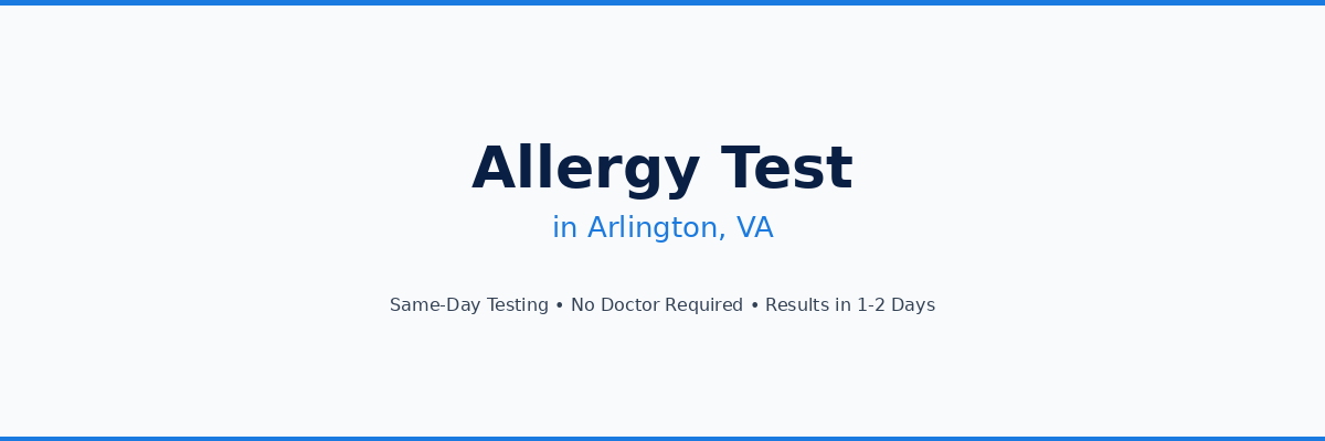 Allergy Testing in Arlington, TX