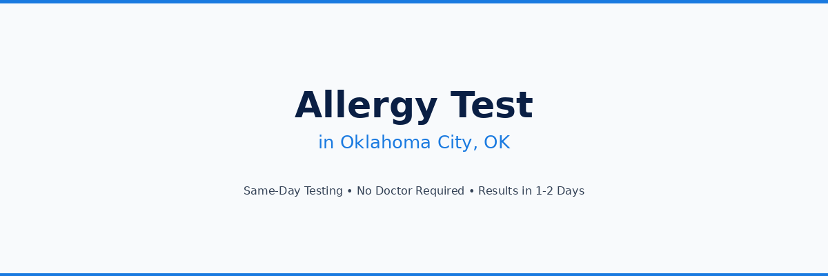 Allergy Testing in Oklahoma City, OK